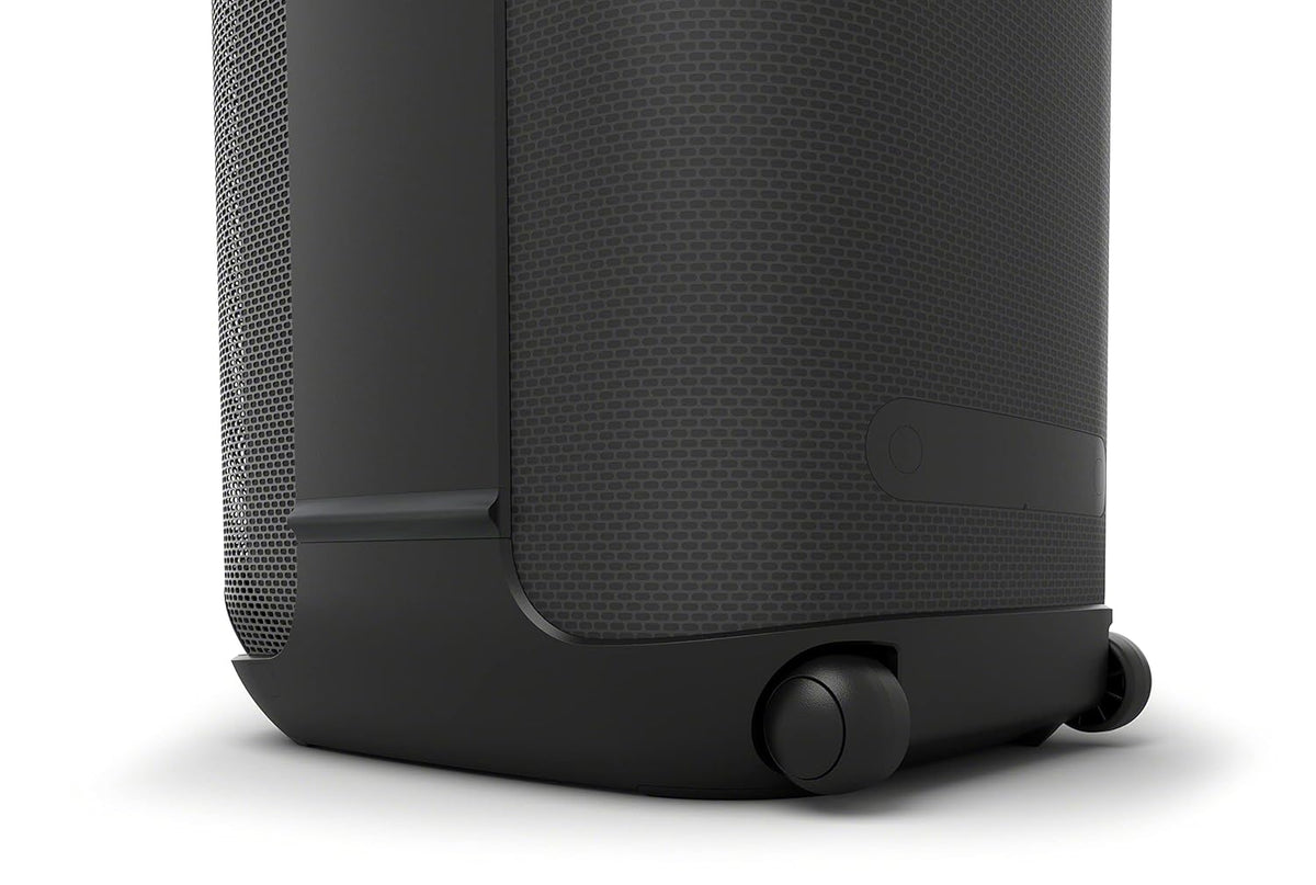 Sony SRS-XV800 X-Series Wireless Portable Bluetooth Karaoke Party Speaker IPX4 Splash-Resistant with 25 Hour-Battery, Built-in Handle and Wheels, Omnidirectional Sound, and Ambient Lights