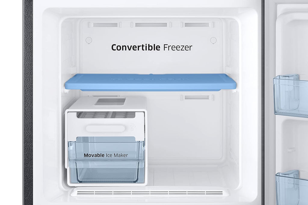 Samsung 256L 2 Star Inverter Frost-Free Convertible 3 In 1 Double Door Refrigerator (RT30C3732BX/HL,Luxe Brown)