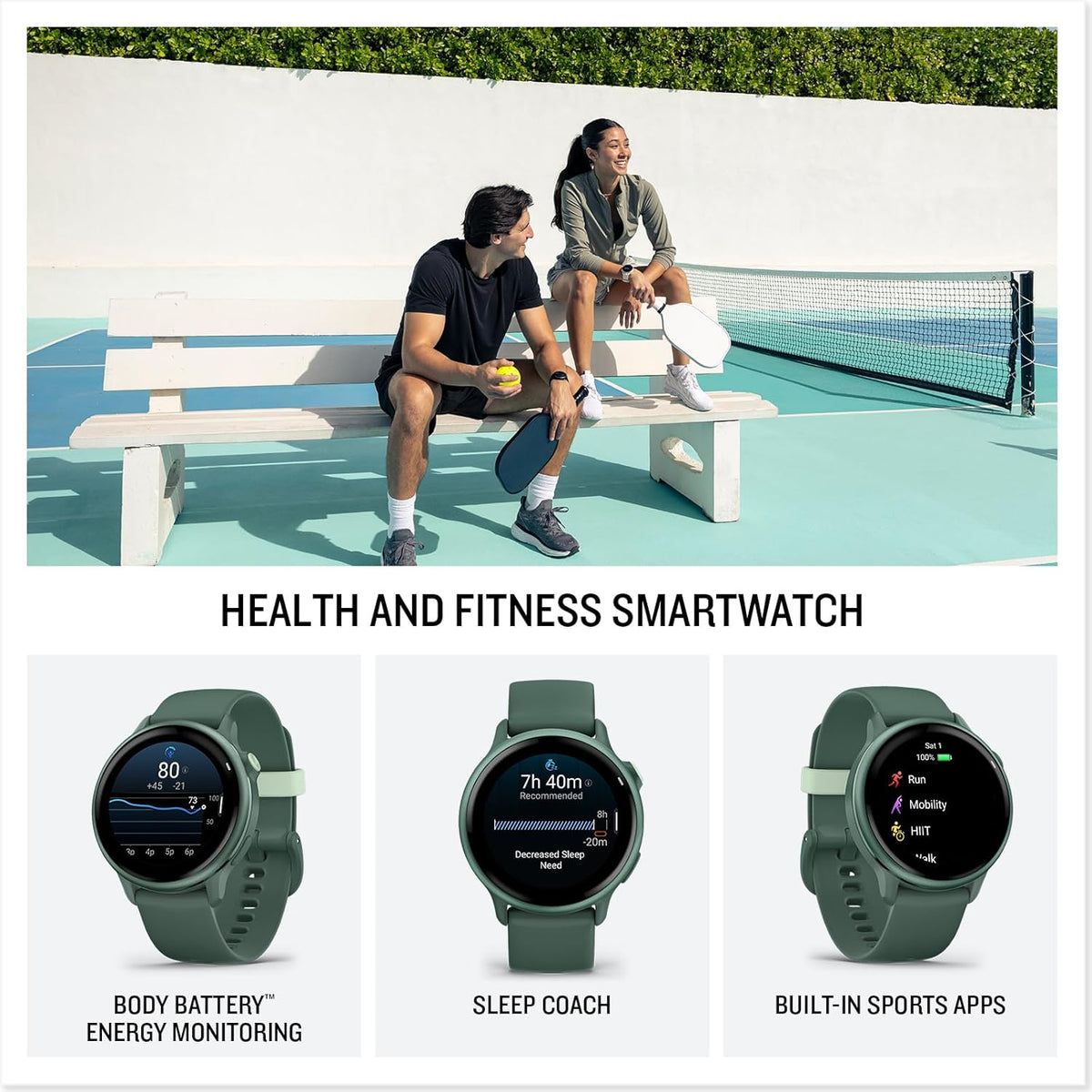 Garmin vívoactive® 6, Health and Fitness GPS Smartwatch, AMOLED Display, Up to 11 Days of Battery