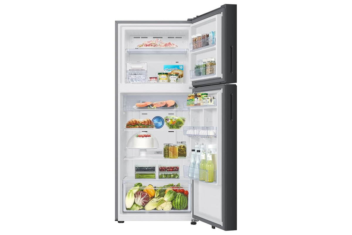 Samsung 396 L, 2 Star, Convertible 5-in-1, Digital Inverter, Frost Free Double Door (RT41DB6A4B22HL, Clean Black)