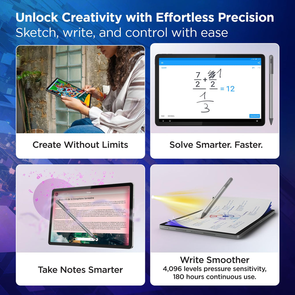 Lenovo Idea Tab with Pen|5G + Wi-Fi|11 Inch,2.5K Display with 500 Nits Brightness|8 GB RAM + 256 GB ROM