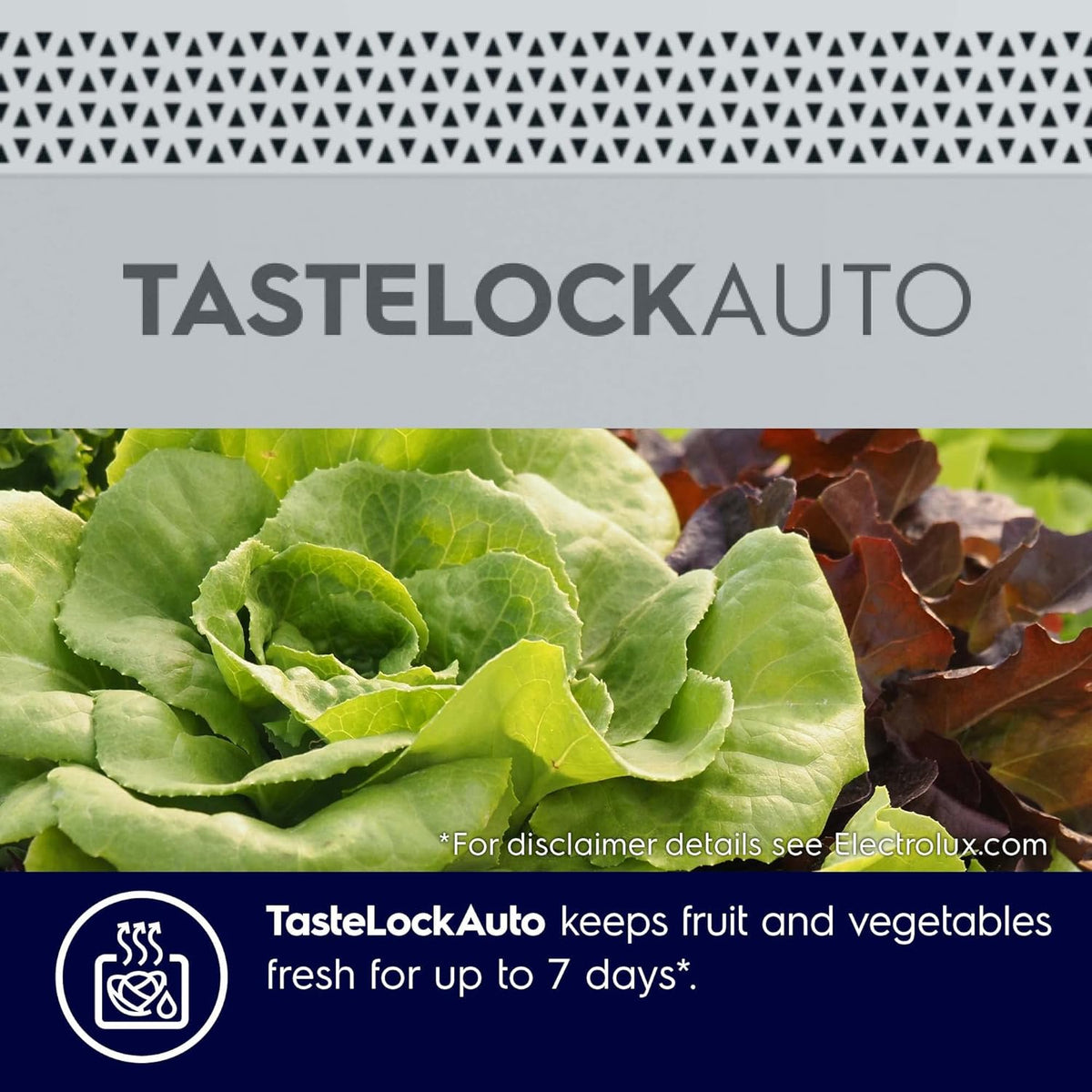 Electrolux 573L Frost Free Inverter Double Door Refrigerator, Top Freezer, TasteLockAuto & TasteGuard Technology, Arctic Silver Steel, UltimateTaste 500, ETE5700C-A | Open Box like New |