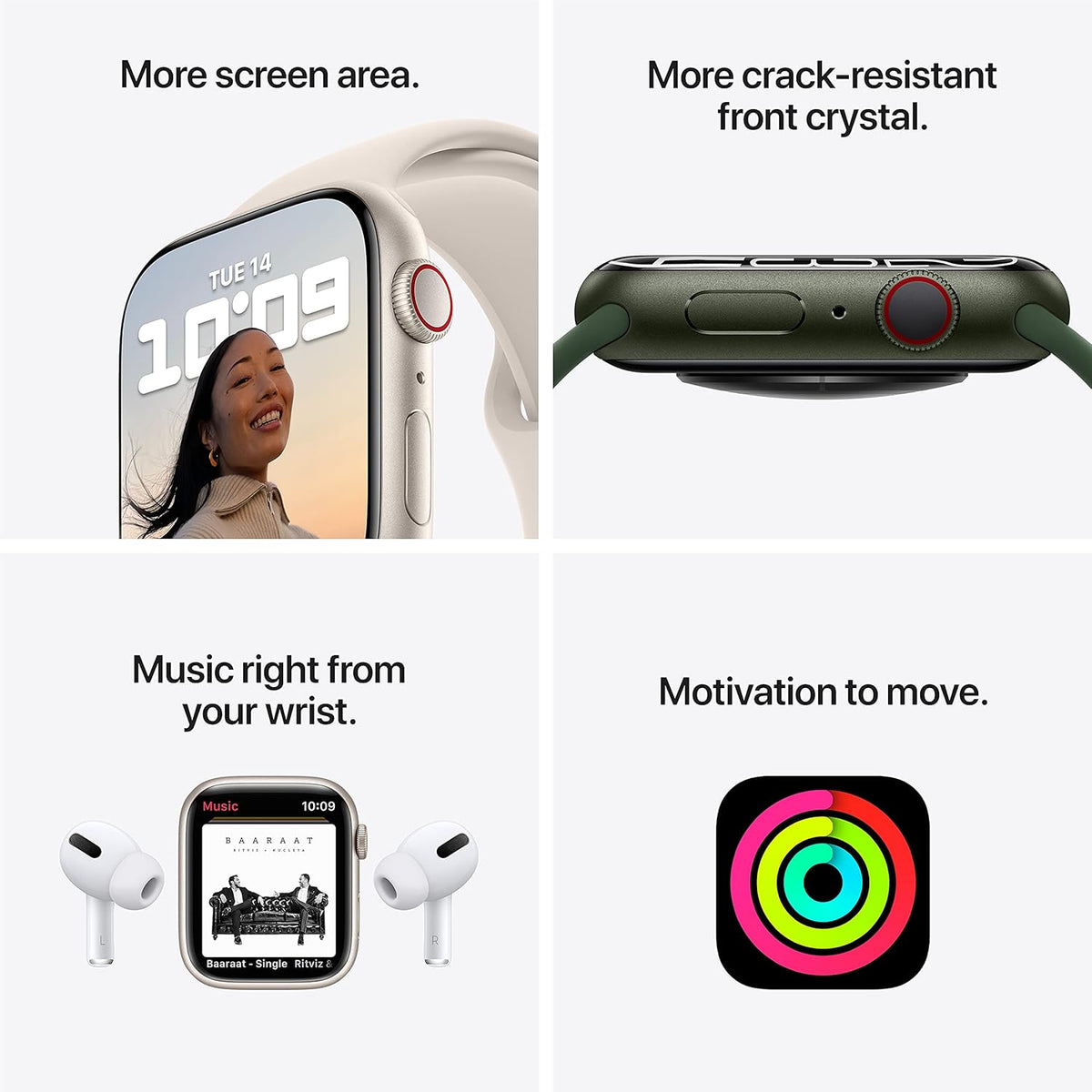 Apple Watch Series 7 (GPS + Cellular, 41mm) - Silver Stainless Steel Case with Silver Milanese Loop