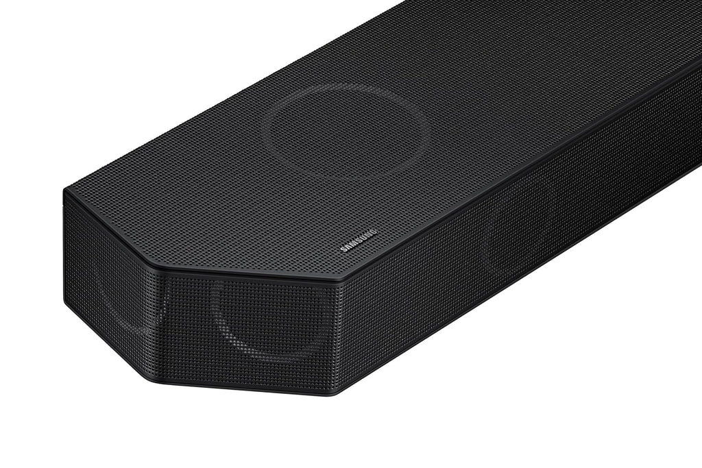 Samsung 656 W 11.1.4 ch (HW-Q990D/XL) Wireless Dolby Atmos Soundbar with Subwoofer, Center/Up/Side Firing Speakers, Surround Sound, Built-in Alexa, AirPlay2, Wi-Fi, Bluetooth, HDMI (Graphite Black)