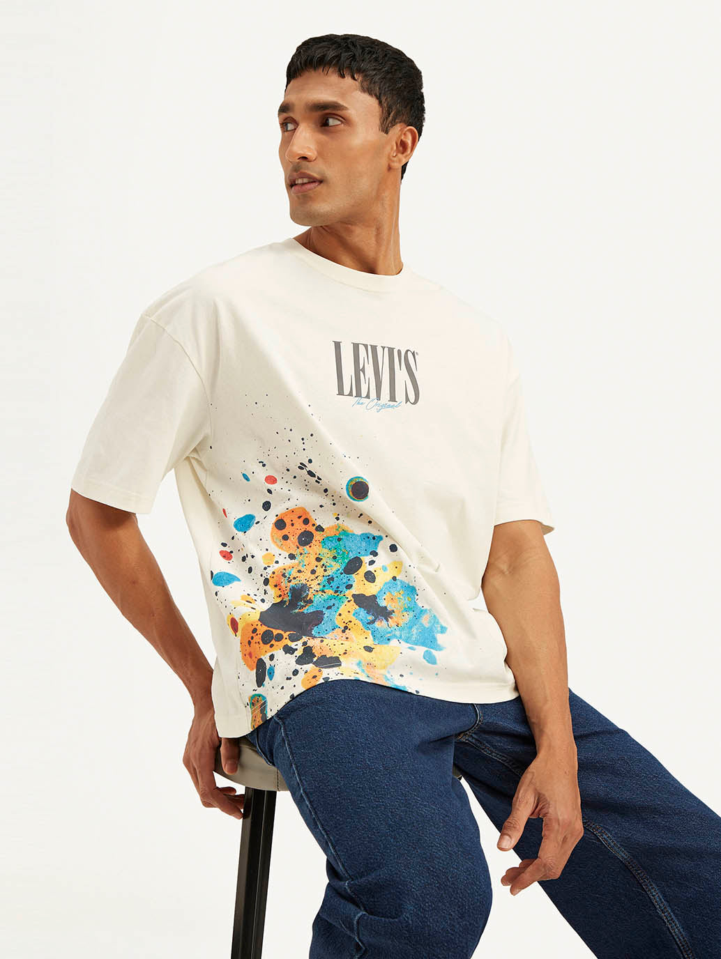 Men's Graphic Print Loose Fit T-shirt