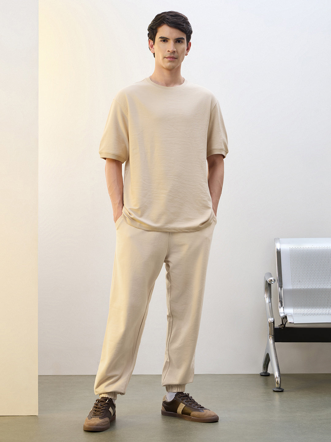 Textured Oversized Co-ord Set