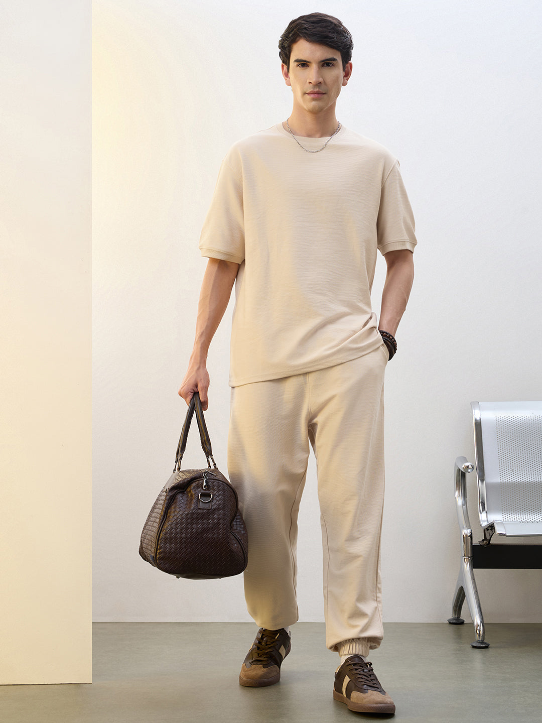 Textured Oversized Co-ord Set