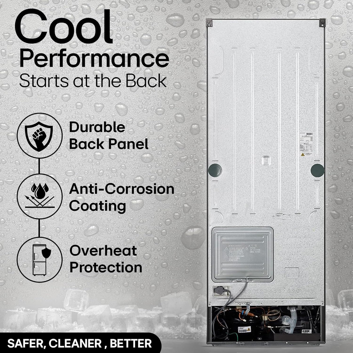LG 322 L 3 Star Frost-Free Smart Inverter Double Door Refrigerator (GL-S342SDSX, Dazzle Steel, Convertible with Express Freeze)