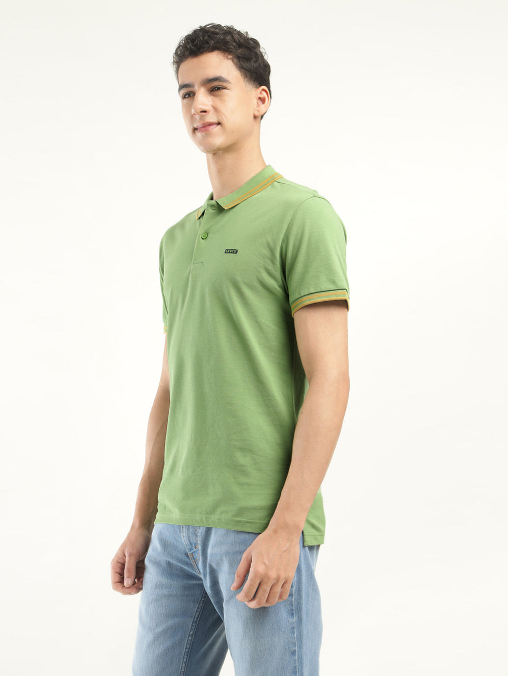 Men's Solid Polo T-Shirt