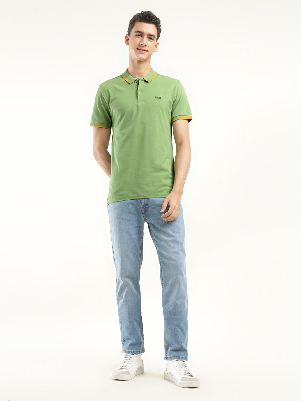 Men's Solid Polo T-Shirt