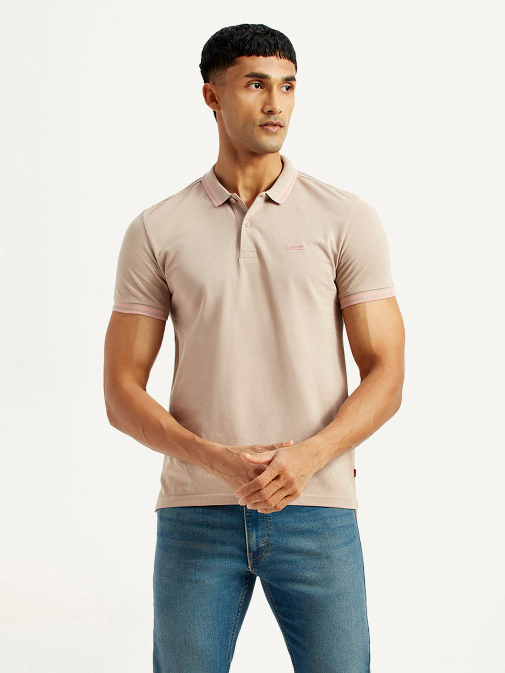 Men's Solid Polo T-Shirt
