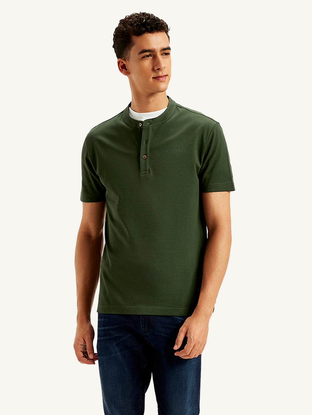 Men's Redloop Solid Slim Fit T-shirt