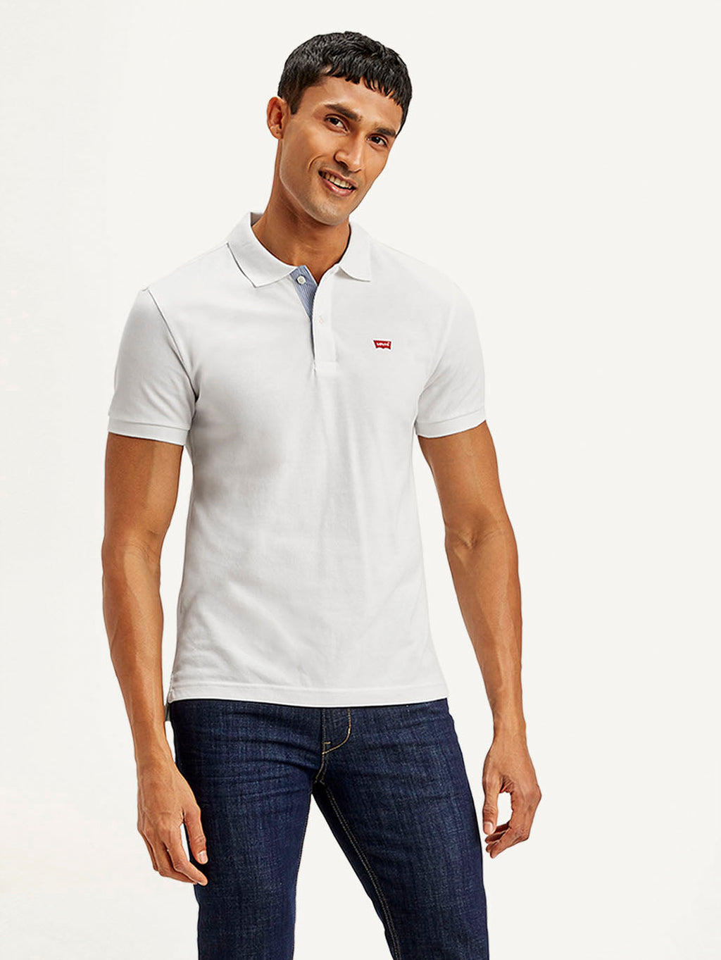 Men's Solid Slim Fit Polo T-shirt
