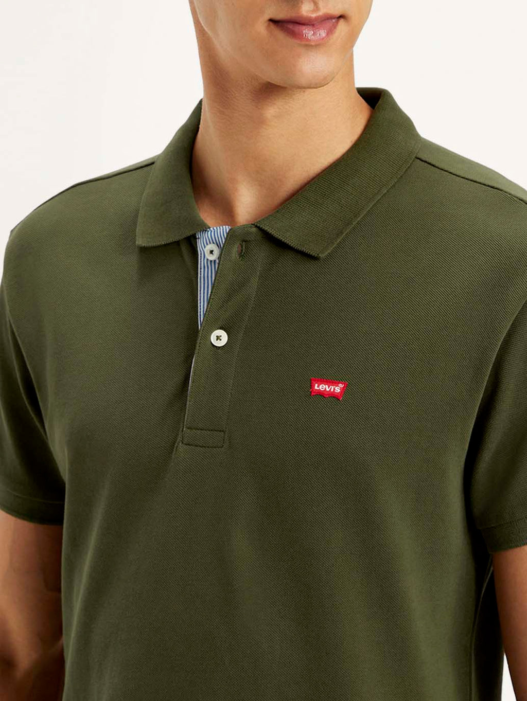 Men's Solid Slim Fit Polo T-shirt