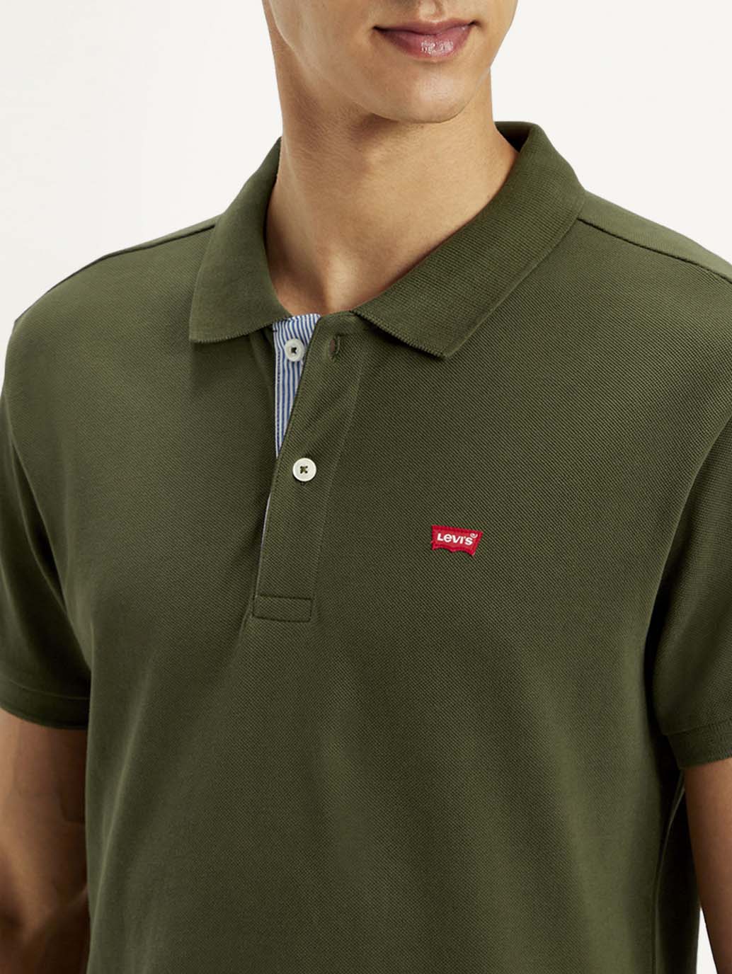 Men's Solid Slim Fit Polo T-shirt