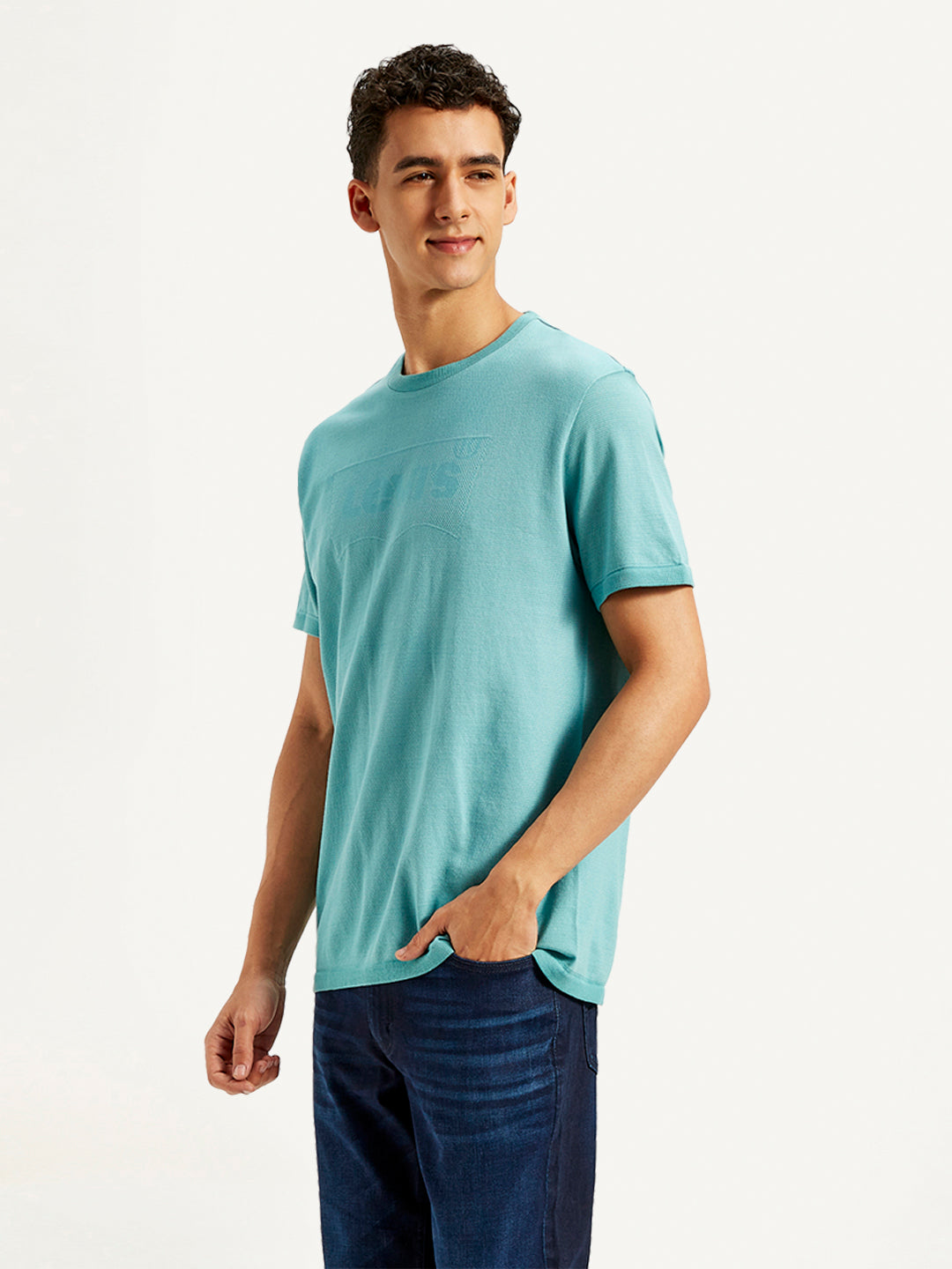 Men's Brand Logo Slim Fit T-Shirt