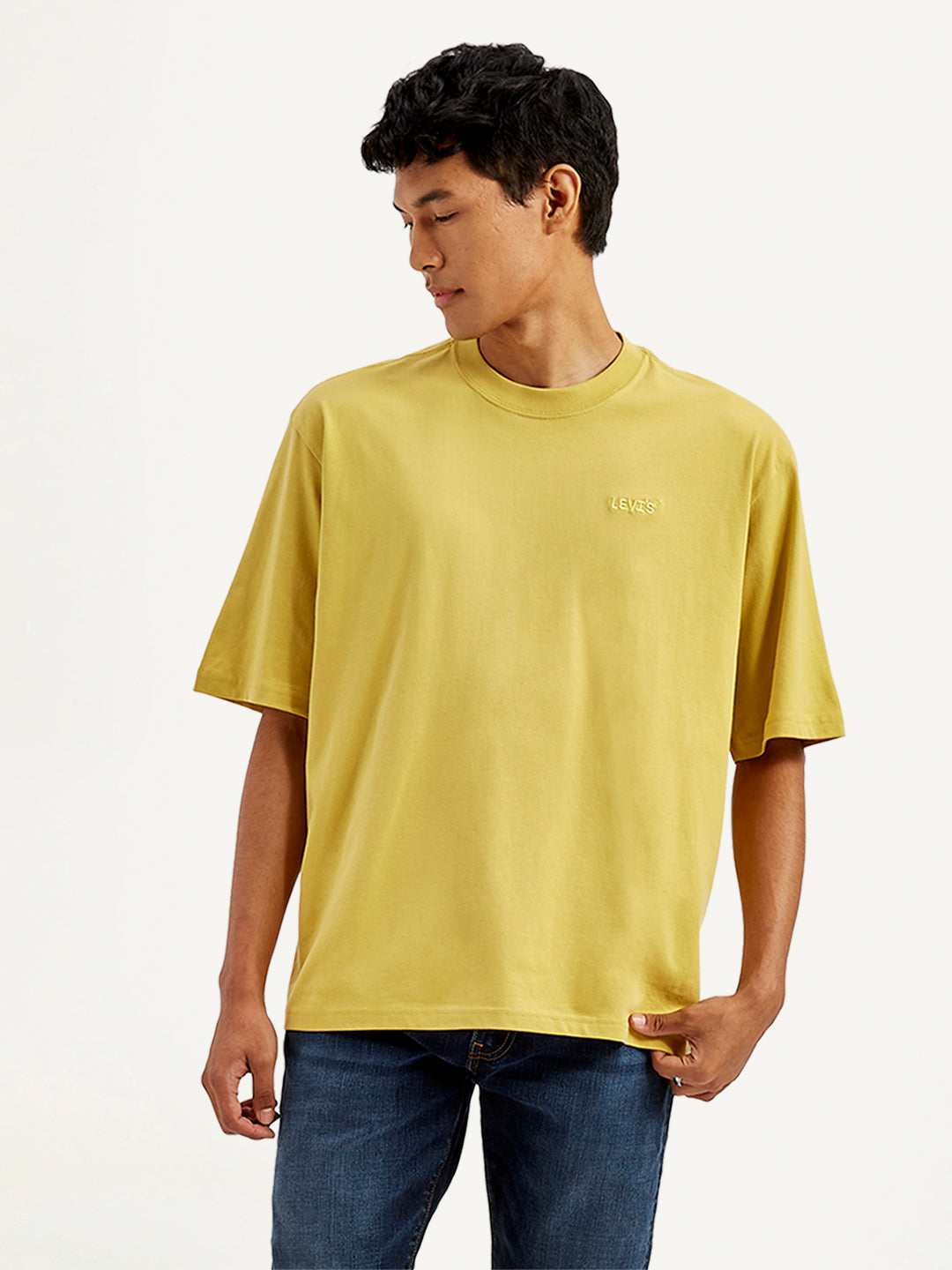Men's Solid Loose Fit T-Shirt