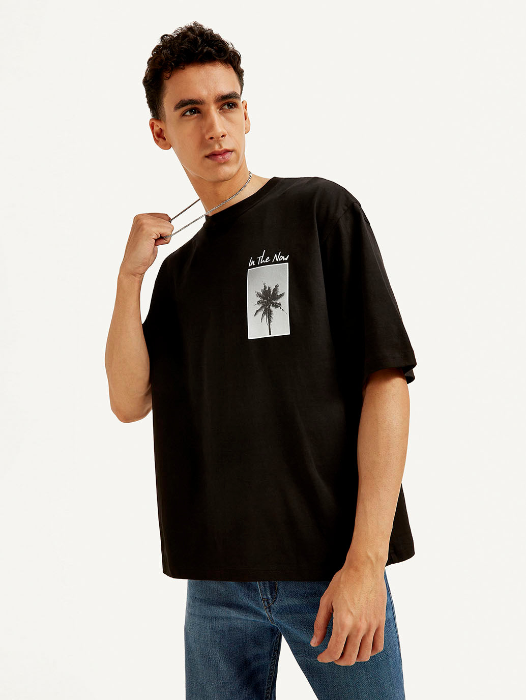 Men's Graphic Print Loose Fit T-shirt