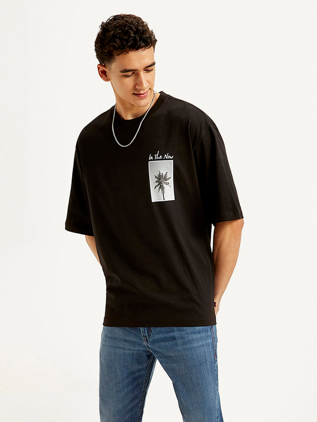 Men's Graphic Print Loose Fit T-shirt