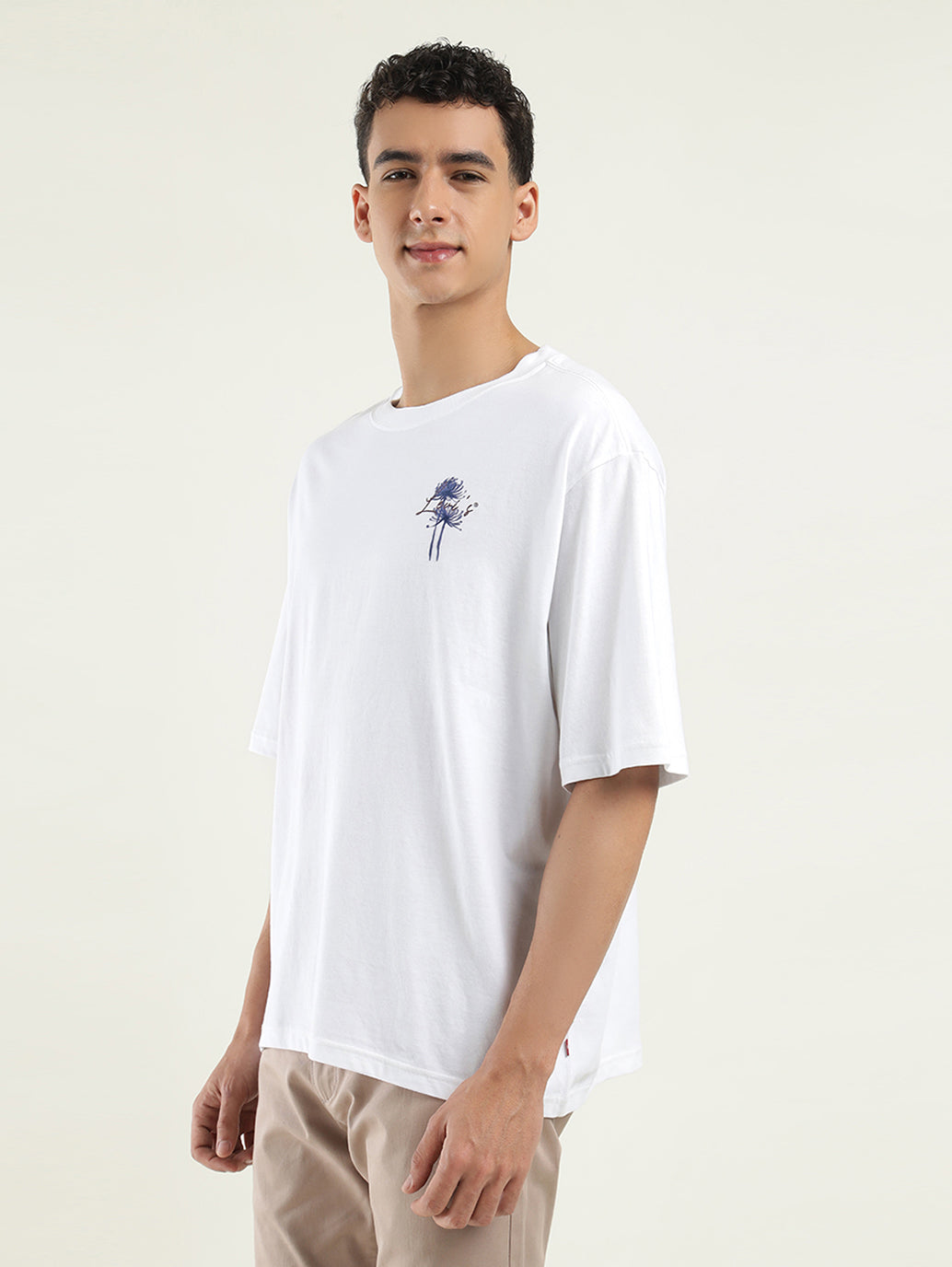 Men's Solid Loose Fit T-Shirt