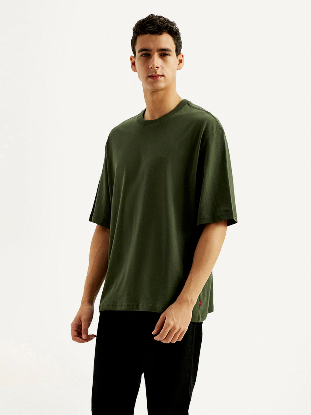 Men's Solid Loose Fit T-shirt