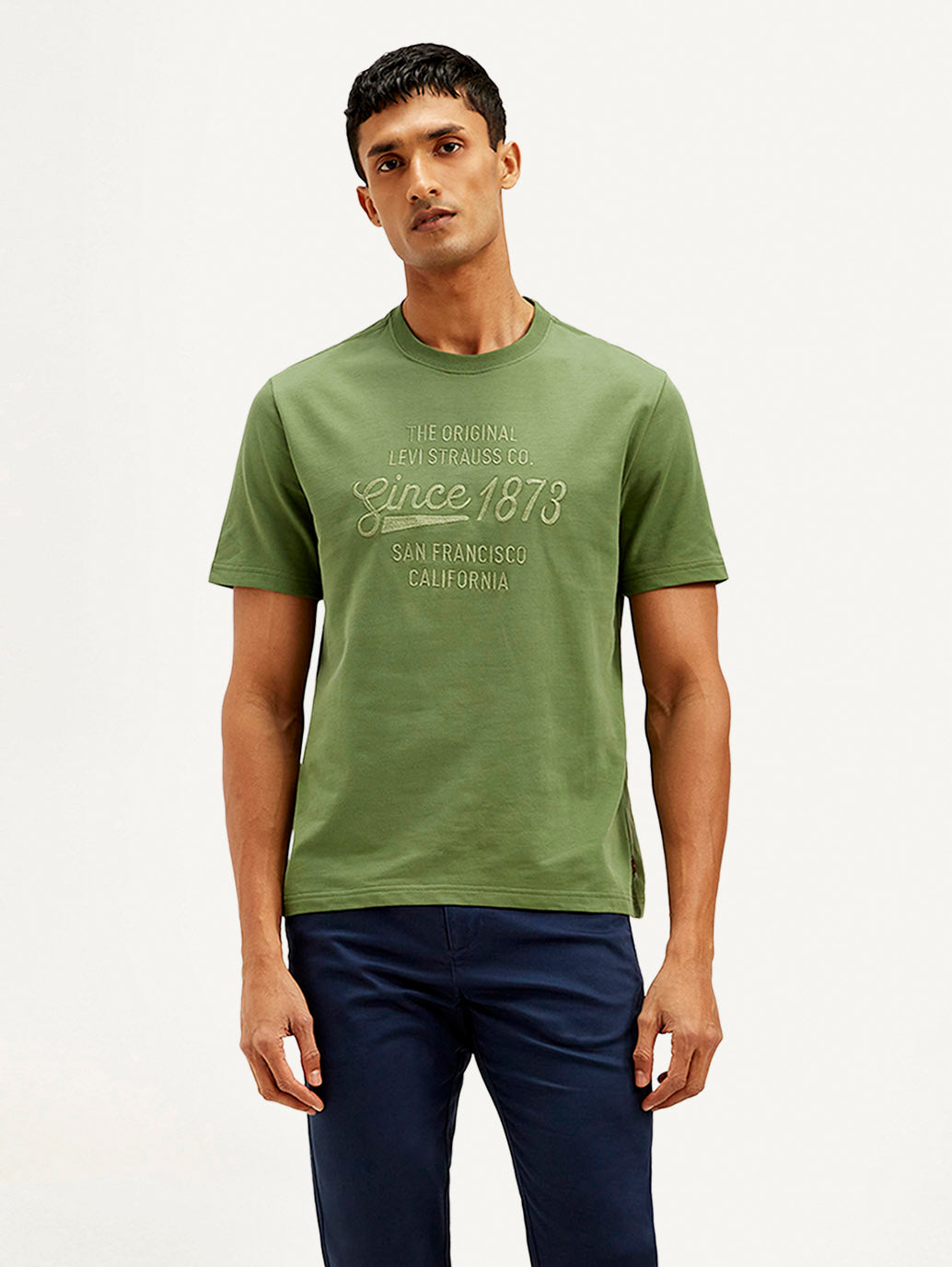 Men's Typography Crew Neck T-shirt