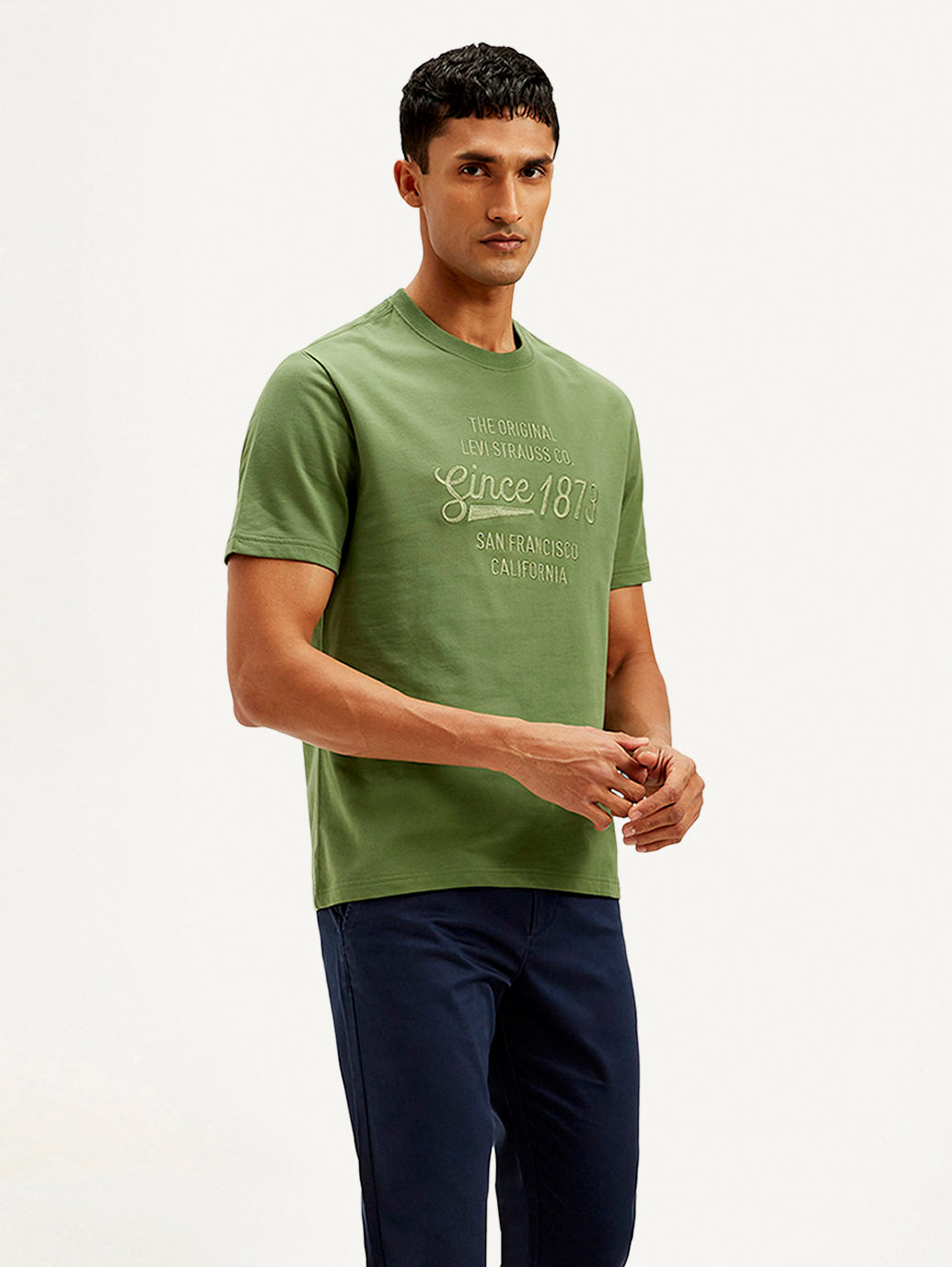 Men's Typography Crew Neck T-shirt