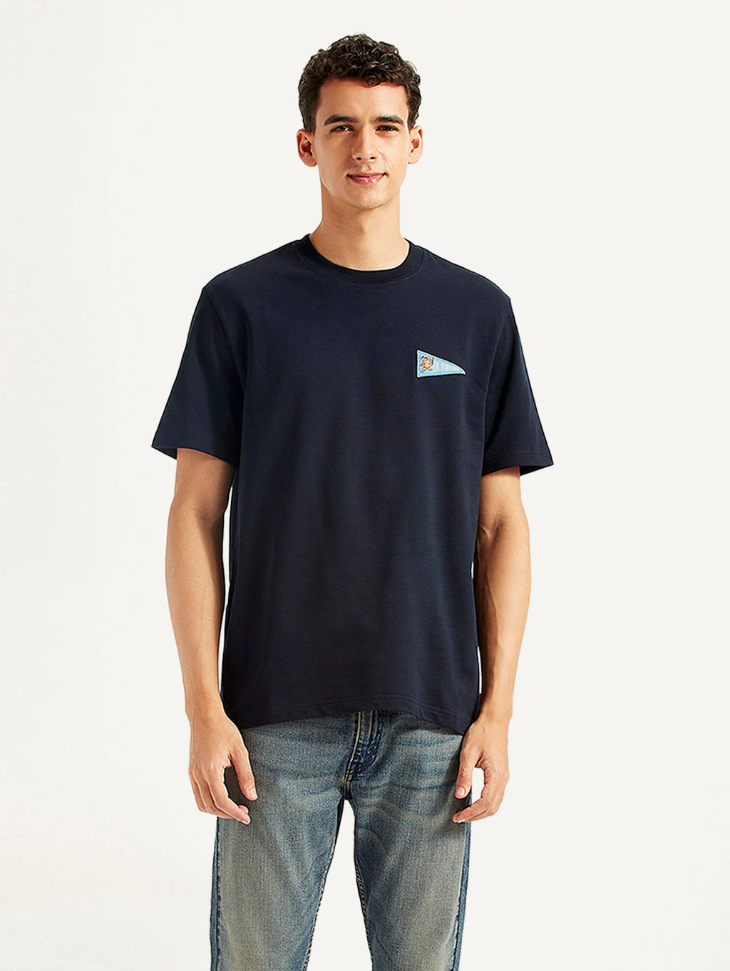 Men's Solid Crew Neck T-shirt