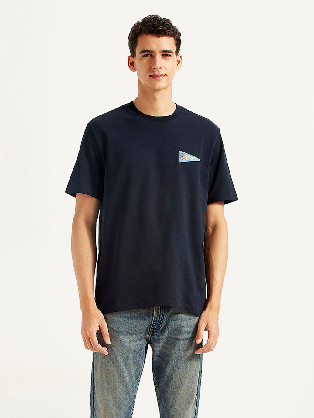Men's Solid Crew Neck T-shirt