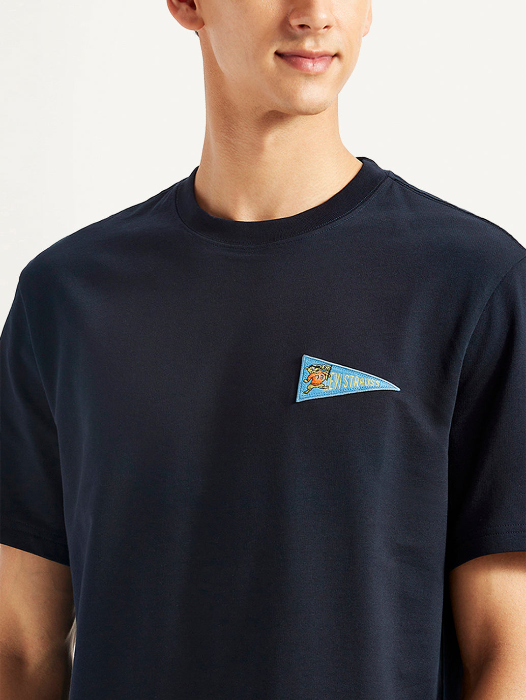 Men's Solid Crew Neck T-shirt