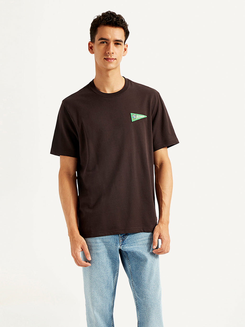 Men's Solid Crew Neck T-shirt