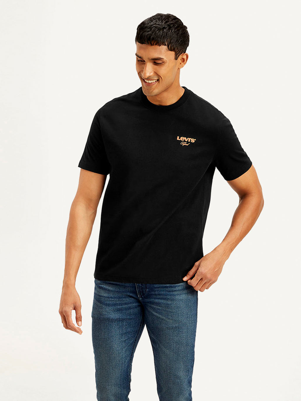 Men's Solid Crew Neck T-shirt