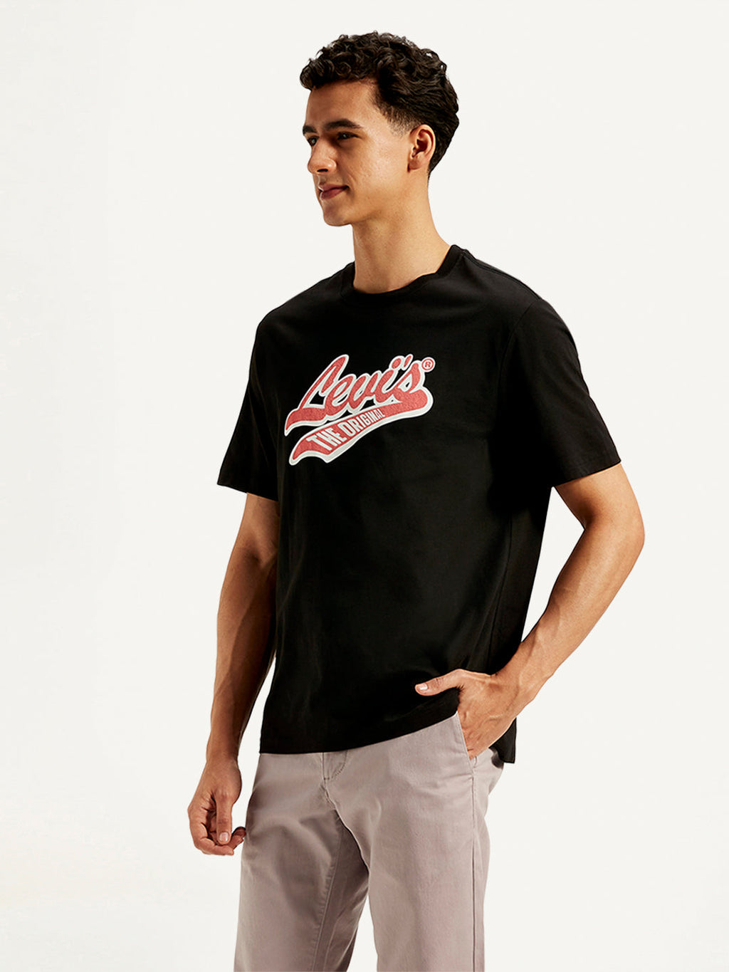 Men's Graphic Print Crew Neck T-Shirt