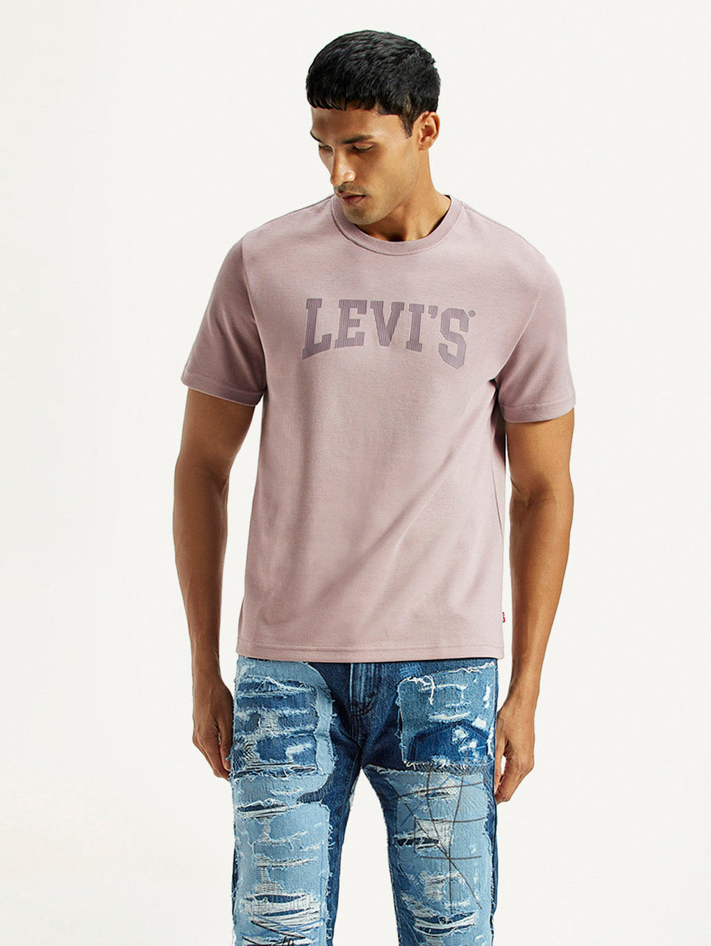 Men's Typographic Print Regular Fit T-Shirt