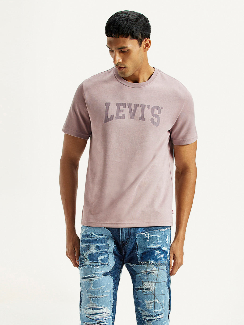 Men's Typographic Print Regular Fit T-Shirt