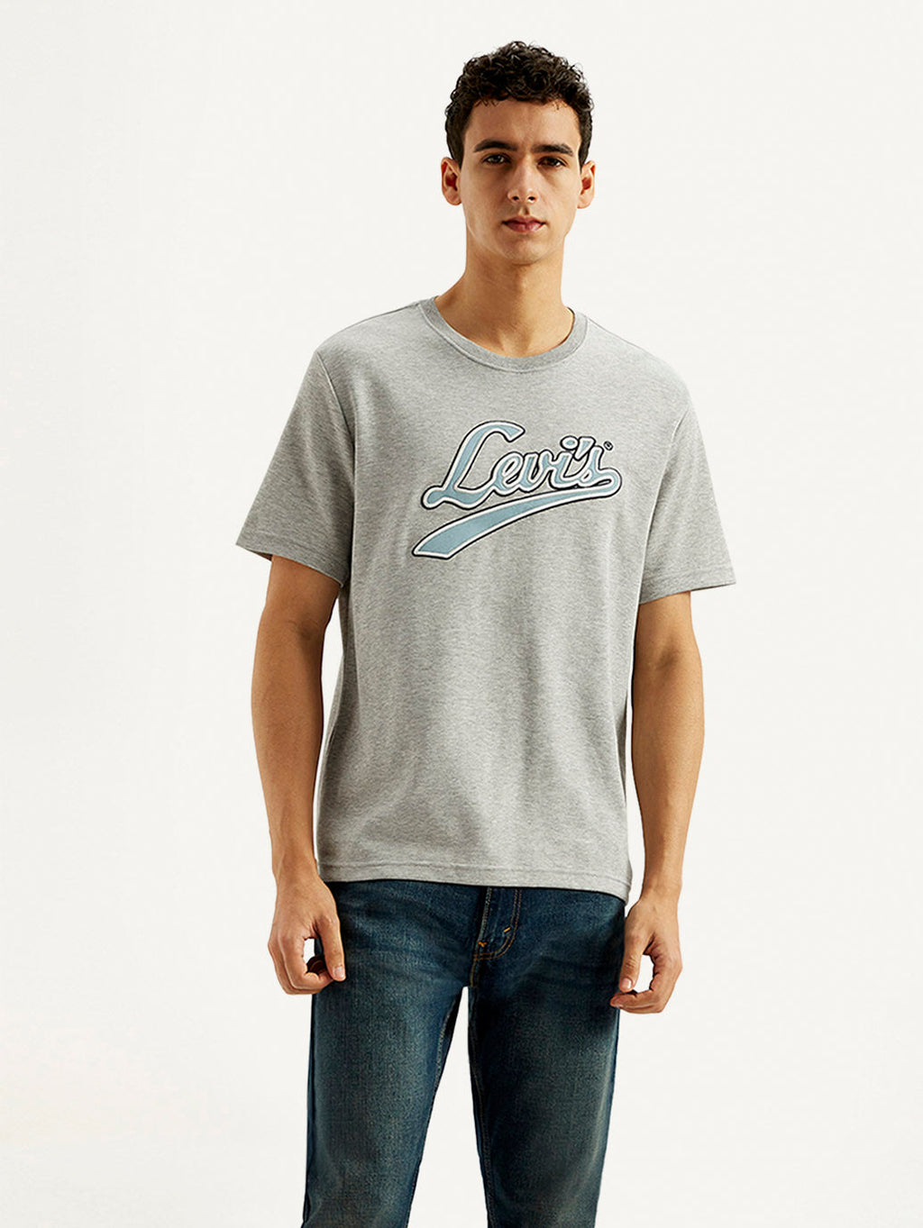 Men's Brand Logo Crew Neck T-shirt