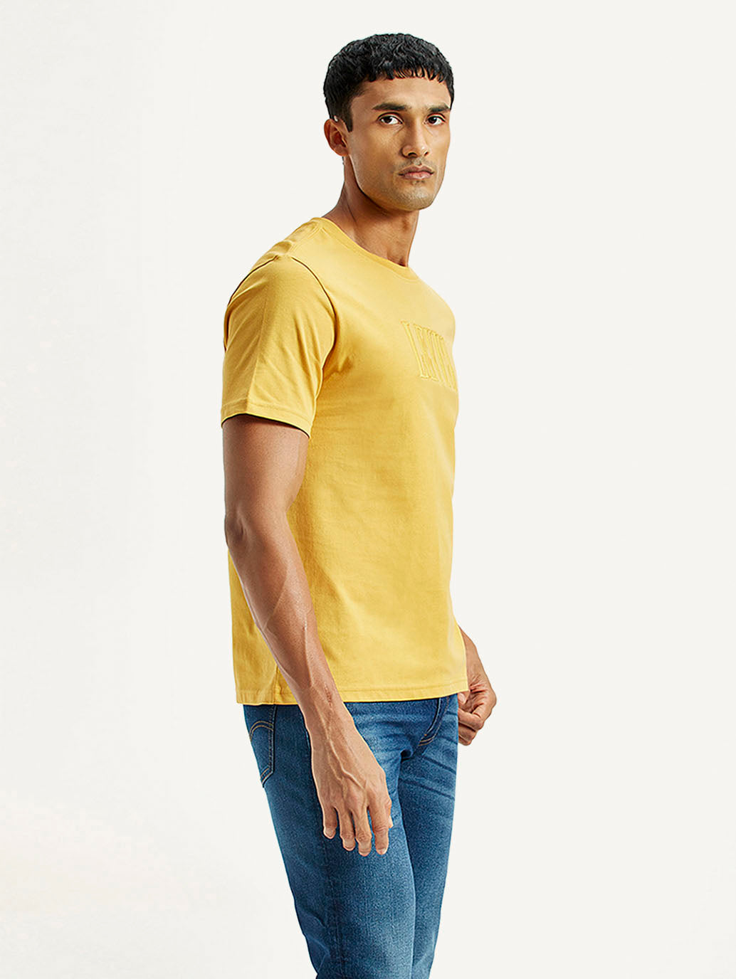 Men's Typographic Print Regular Fit T-Shirt