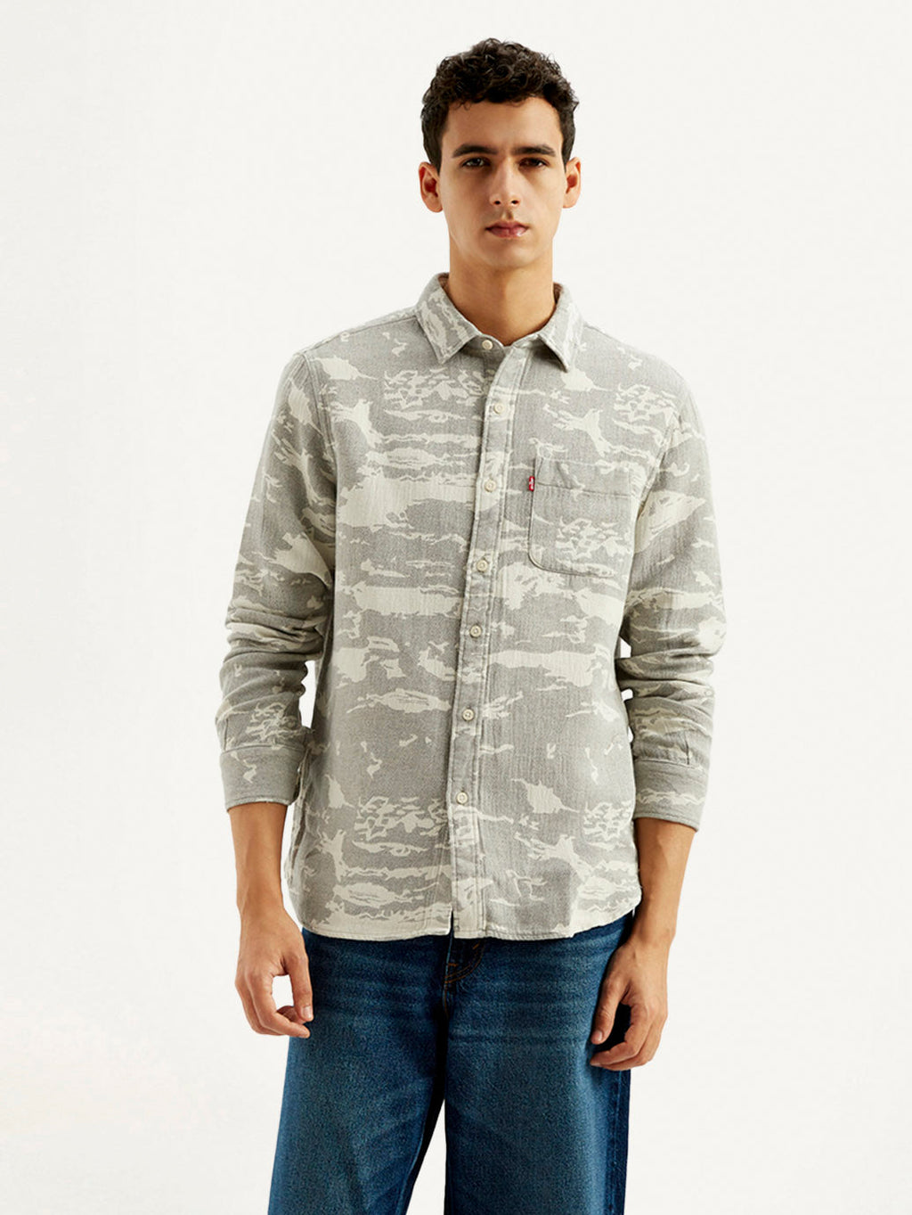 Men's Camo Slim Fit Shirt