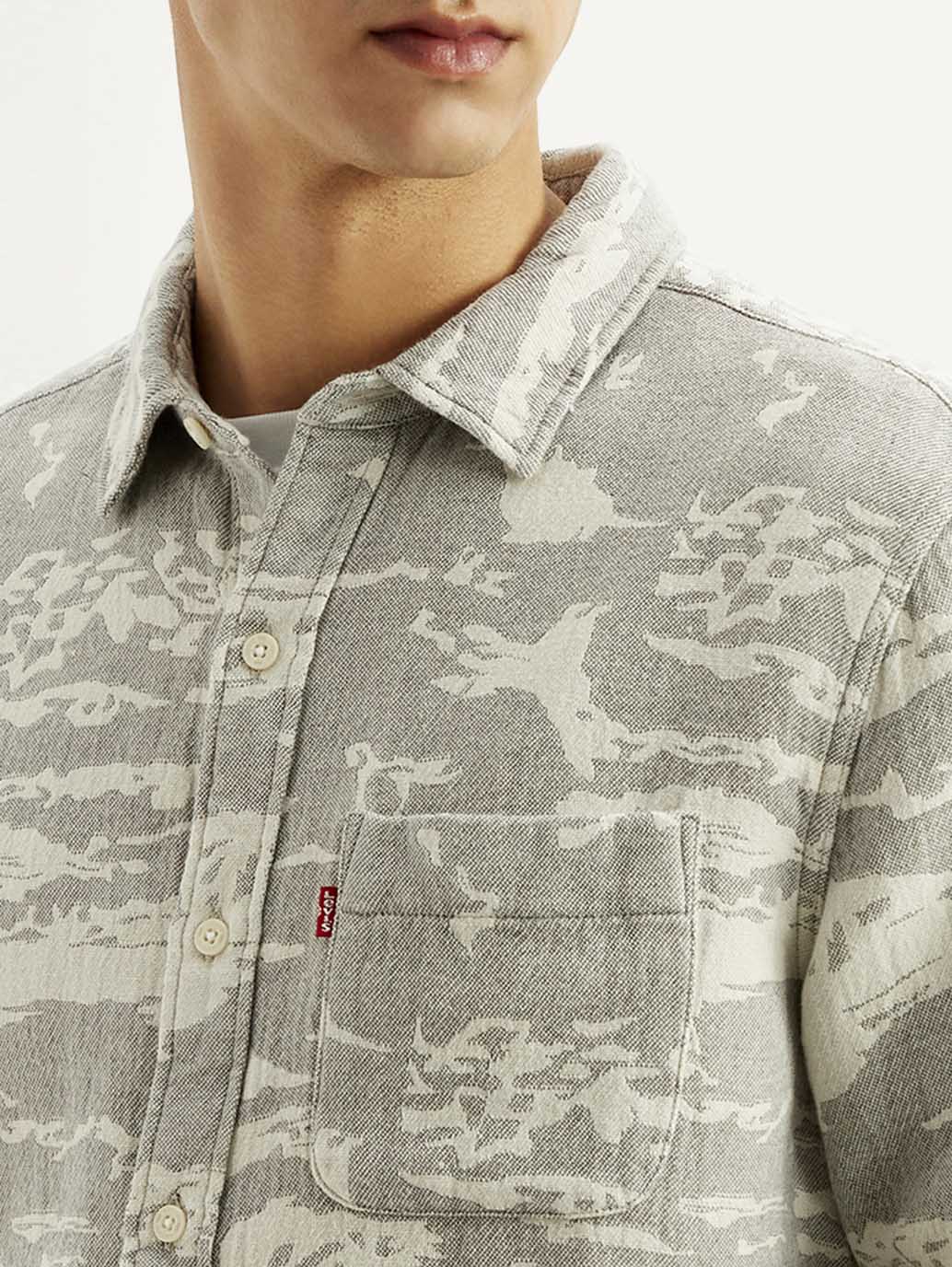 Men's Camo Slim Fit Shirt