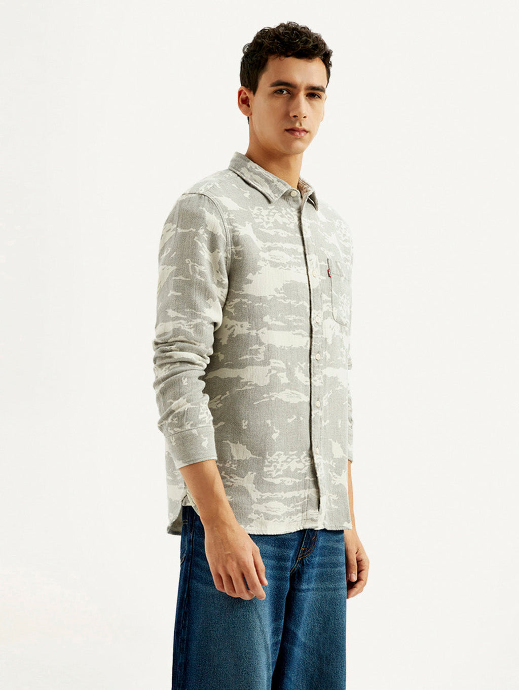 Men's Camo Slim Fit Shirt
