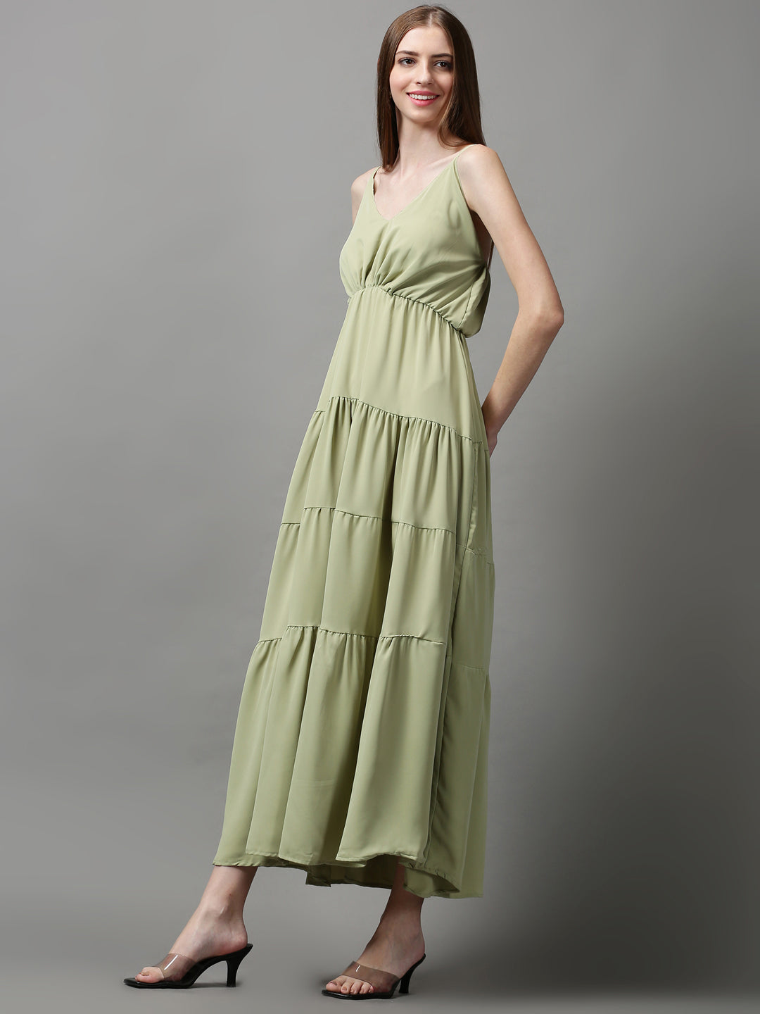 Women's Green Maxi Dress