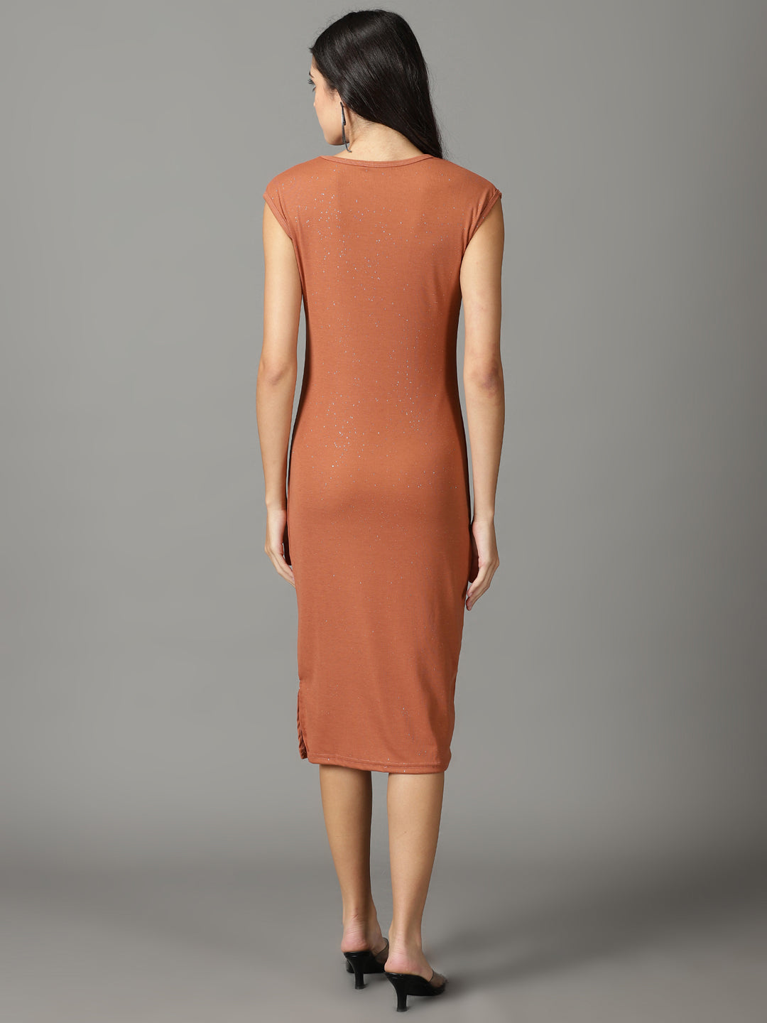 Women's Rust Sheath Dress