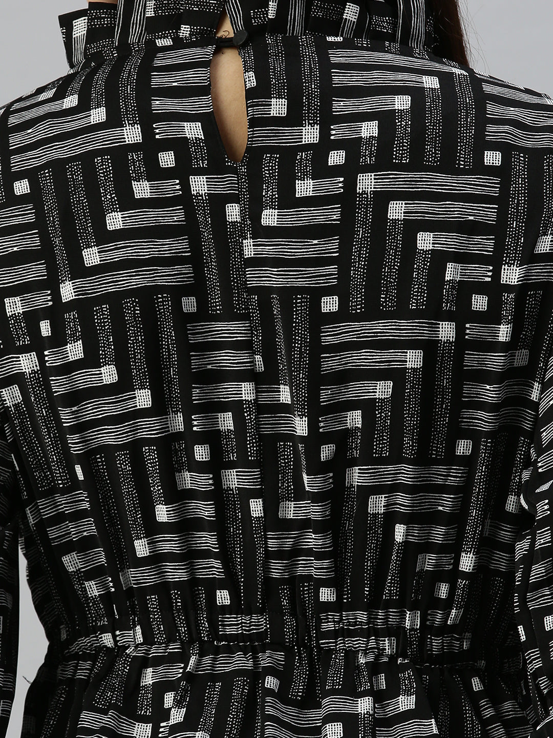 Women's Black A-Line Dress