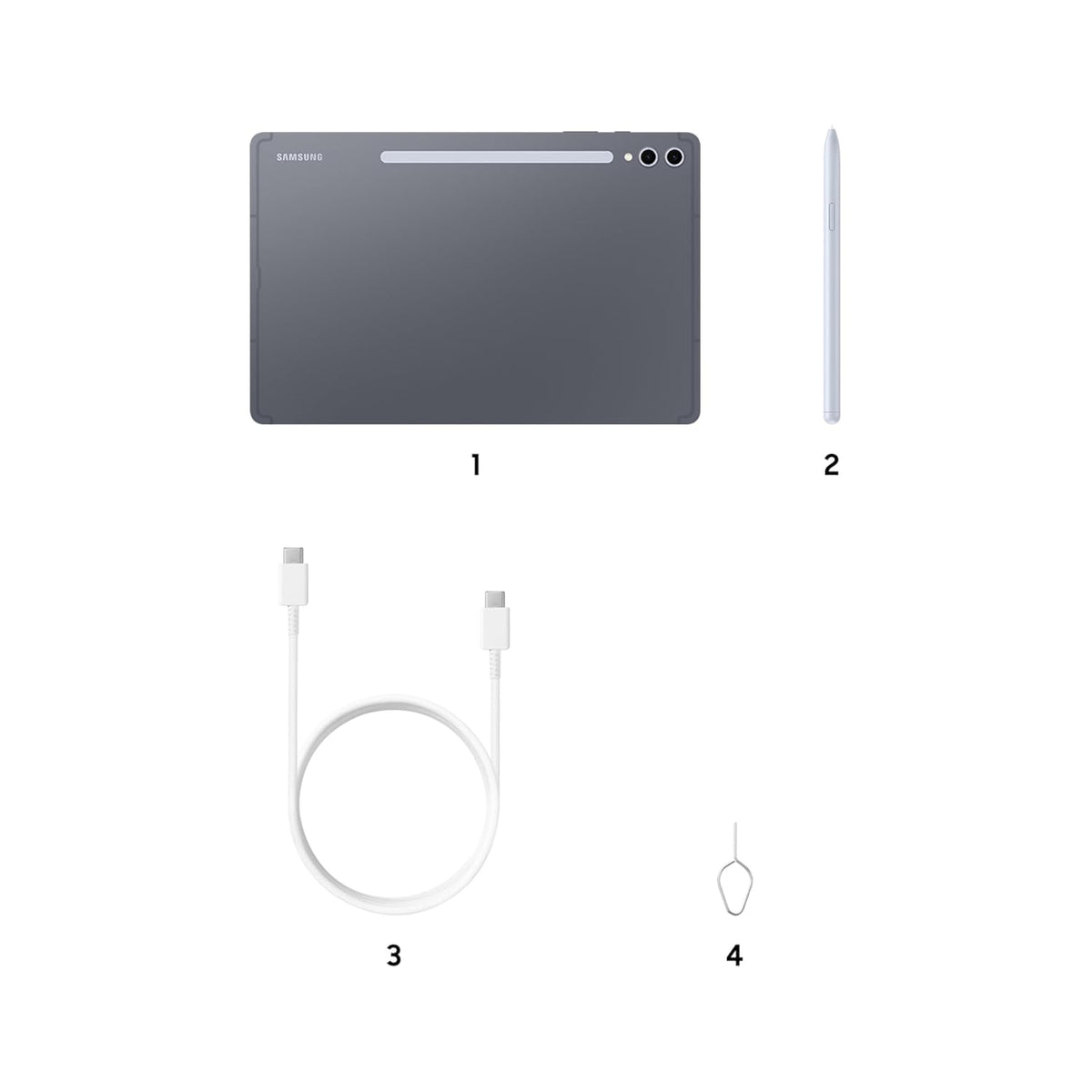 Samsung Galaxy Tab S10 Plus [Smartchoice], S Pen in-Box, 31.5 cm (12.4 inch) Dynamic AMOLED 2X Display, 12 GB RAM, 256 GB Storage, Wi-Fi Tablet, Moonstone Gray