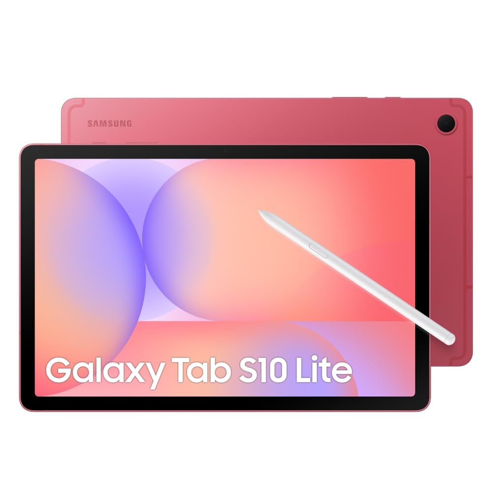 Samsung Galaxy Tab S10 Lite with AI, S Pen in-Box, 27.7 cm (10.9 inch) Display, Object Eraser, 90Hz Refresh Rate, Pre Loaded Pro Apps, IP42 Rating, 6GB RAM, 128GB Storage, Wi-Fi + 5G Tablet, Coralred (BRAND NEW/SEALED)