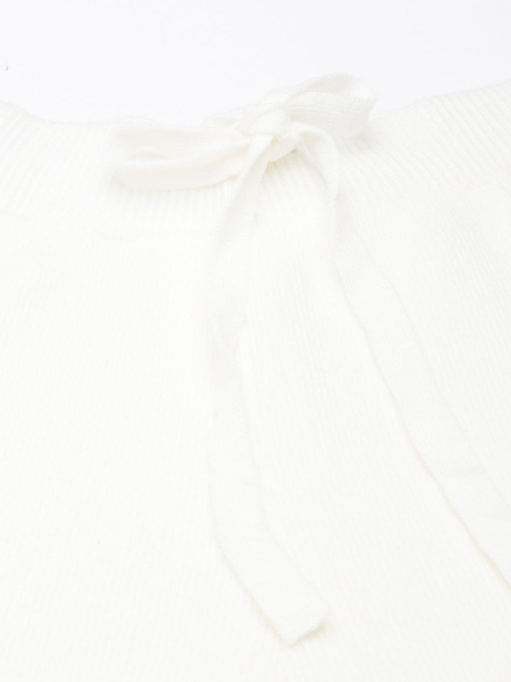 Women's Cream Comfort Straight Fit Parallel Trousers
