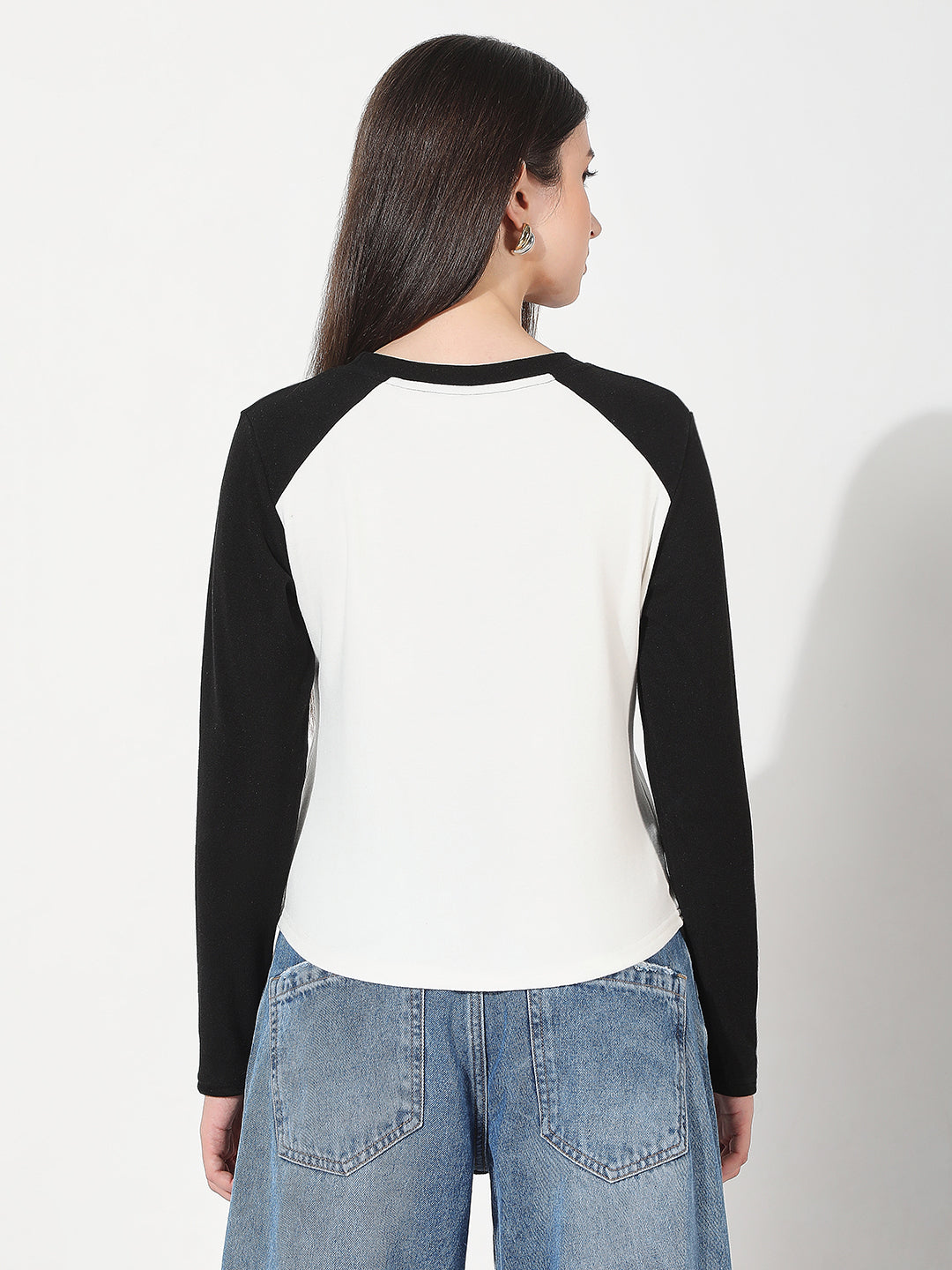 Women's Typography White Top
