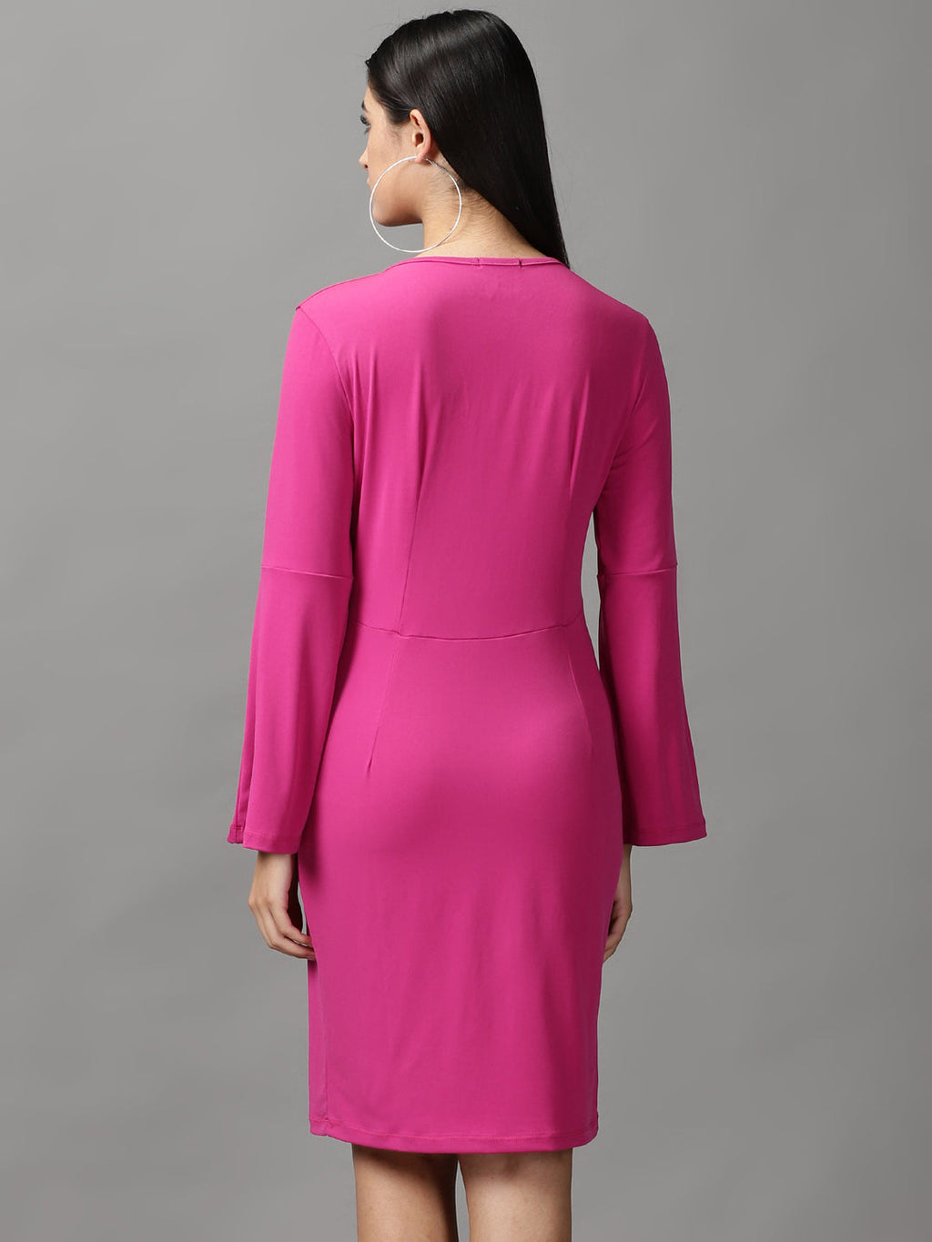 Women's Pink Sheath Dress