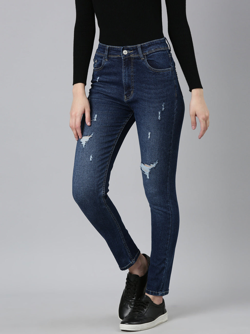 Women's Blue Light Fade Denim Jeans