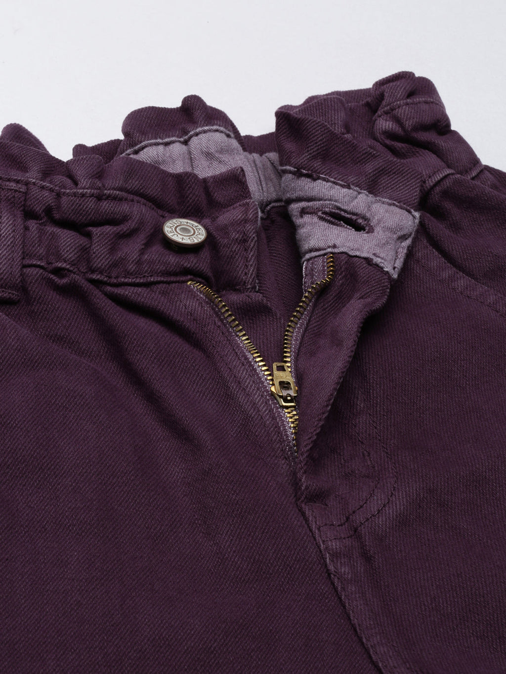 Women's Purple High Rise Denim Jeans
